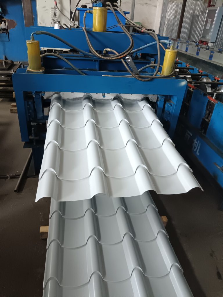 Glazed Tile Color Steel Roll Forming Machine