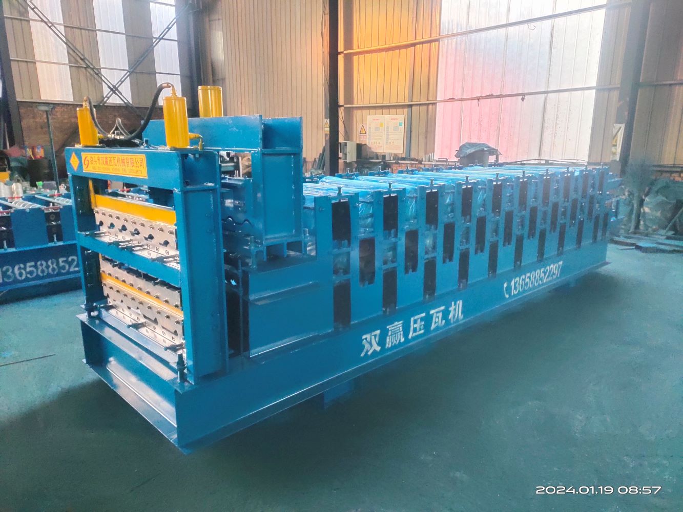 Detailed Introduction to 840+900+800 Glazed Tile Triple Roofing Machine